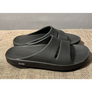 OOFOS OOahh Slide Sandal Black US Men's 7 Women's 9 EU 40